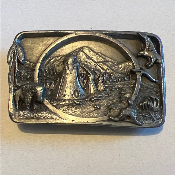Siskiyou Other - Siskiyou Silver Scenic Western Belt Buckle
